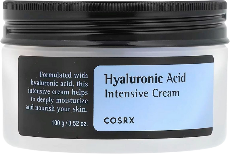 COSRX Hyaluronic Acid Moisturizing Cream, Long-lasting Hydration, Rich Moisturizer for Sensitive Skin, Parabens Free