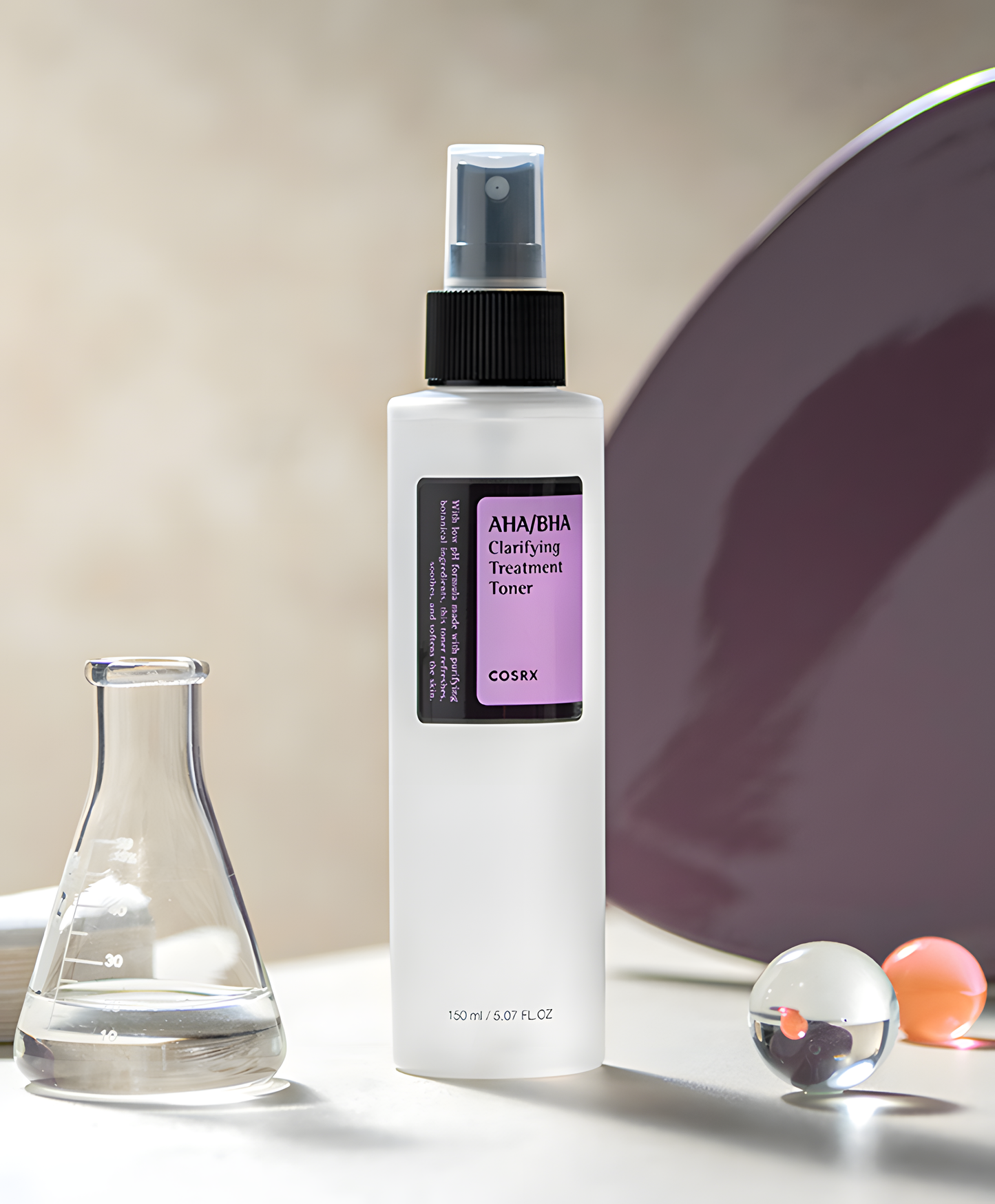 COSRX AHA/BHA Treatment Toner, Facial Exfoliating Spray for Whiteheads, Pores, & Uneven Skin, Not Tested on Animals,Parabens Free - Koraya Beauty