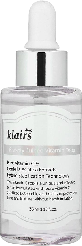 DEARKLAIRS Freshly Juiced Vitamin Drop, 5% Hypoallergenic Pure Vitamin C Serum