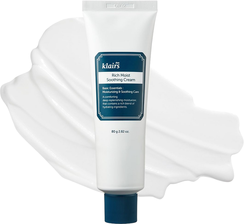 DEARKLAIRS Rich Moist Soothing Cream, Repair Skin Barrier, Sensitive Skin, Hypoallergenic, Centella Asiatica, Ceramide, Moisturizer, Full Hydration, Non-sticky texture