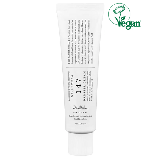 DR. ALTHEA 147 Barrier Cream, Daily Skin Barrier Care, Deep Hydrating with Hyaluronic Acid & Ceramides