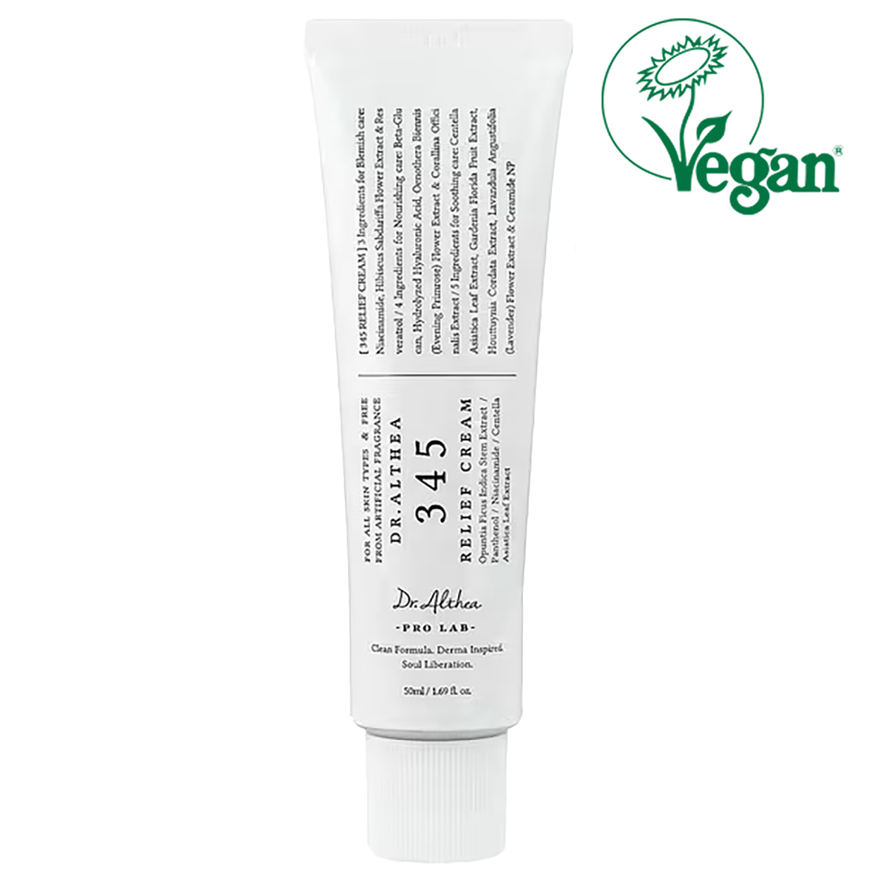 DR. ALTHEA 345 Relief Cream, Daily Face Moisturizer, Blemish Relief Care, Soothing Recovery & Moistur