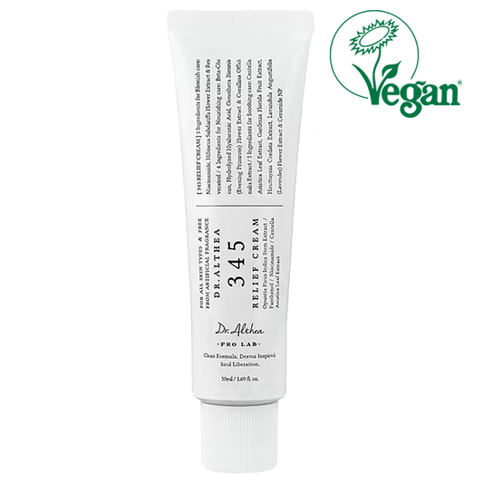 DR. ALTHEA 345 Relief Cream, Daily Face Moisturizer, Blemish Relief Care, Soothing Recovery & Moistur