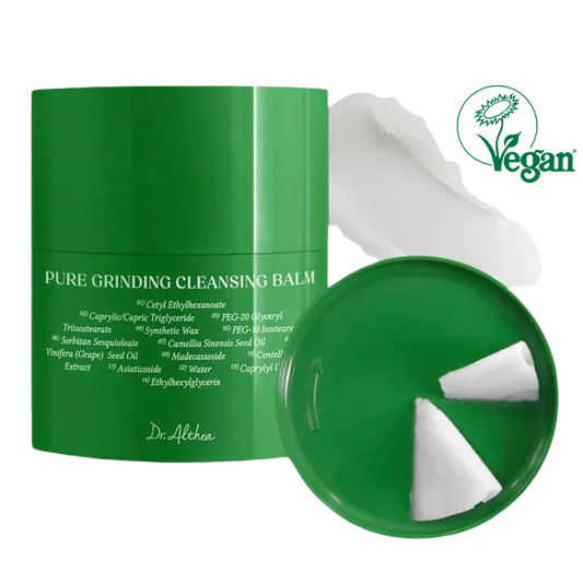 DR. ALTHEA Pure Grinding Cleansing Balm, Hygenic One-Step Makeup Cleansing Oil with Madecassoside, Non-Greasy Sorbet Texture, Soothing for All Skin Types