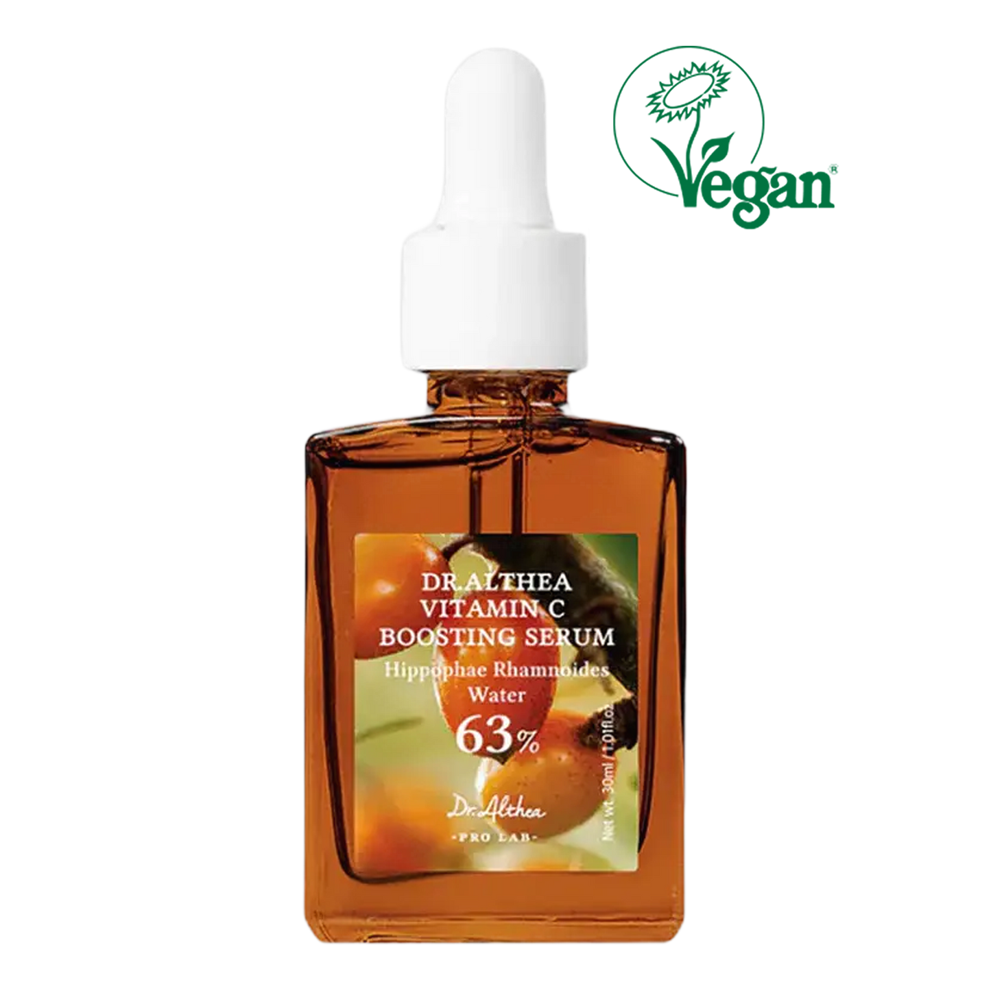 DR. ALTHEA Vitamin C Boosting Serum with Sea Buckthorn: Antioxidant Brightening Serum for Dull Skin