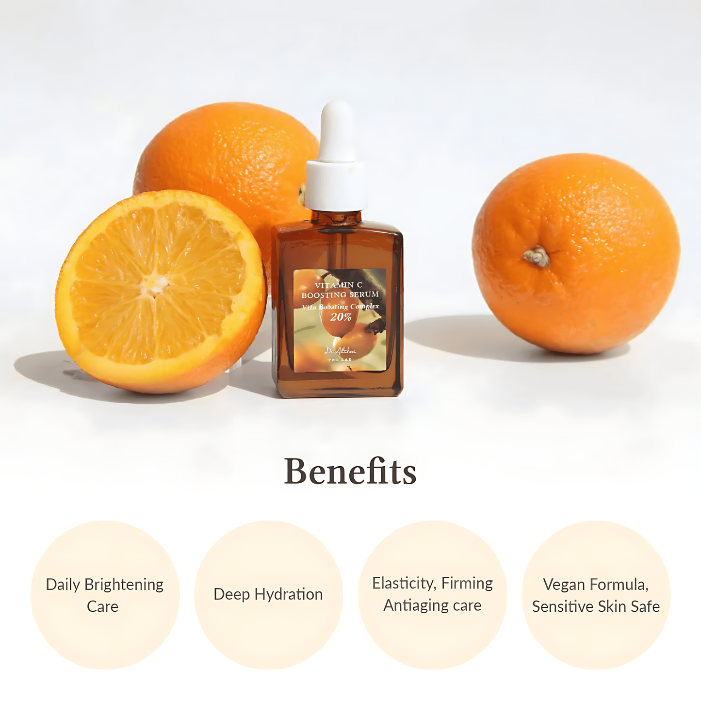 DR. ALTHEA Vitamin C Boosting Serum with Sea Buckthorn: Antioxidant Brightening Serum for Dull Skin