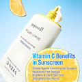 GOODAL Green Tangerine Vita-C Dark Spot UV Defense Sunscreen SPF 50, Daily Skin Care Korean Sunscreen for Face,No White Cast - Koraya Beauty