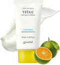 GOODAL Green Tangerine Vita-C Dark Spot UV Defense Sunscreen SPF 50, Daily Skin Care Korean Sunscreen for Face,No White Cast - Koraya Beauty