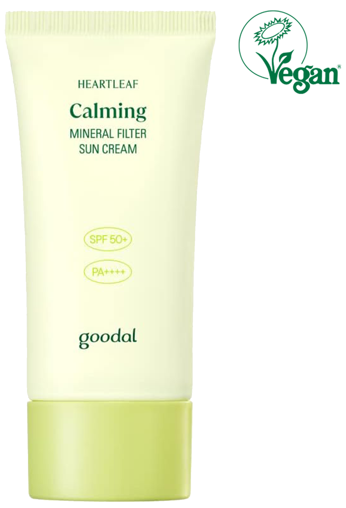 GOODAL Houttuynia Cordata Calming Mineral Filter Sun Cream SPF 50+ PA++++ - Koraya Beauty