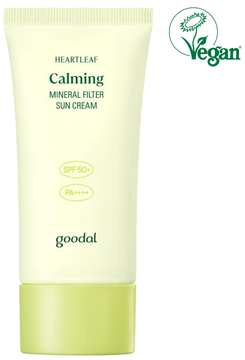 GOODAL Houttuynia Cordata Calming Mineral Filter Sun Cream SPF 50+ PA++++ - Koraya Beauty