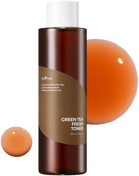 ISNTREE Green Tea Fresh Toner, For Oily Skin, Sebum Control, Hydrating and Refreshing