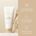I'M FROM Rice Whip Facial Cleanser, Brightening Korean Rice Cleanser, AHA, BHA, Dry & Dull Skin