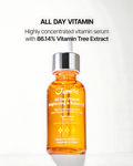 JUMISO All Day Vitamin Serum, Brightening & Balancing Facial Serum, 86.14% of Vitamin Tree Extract, 20,000ppm of Niacinamide - Koraya Beauty