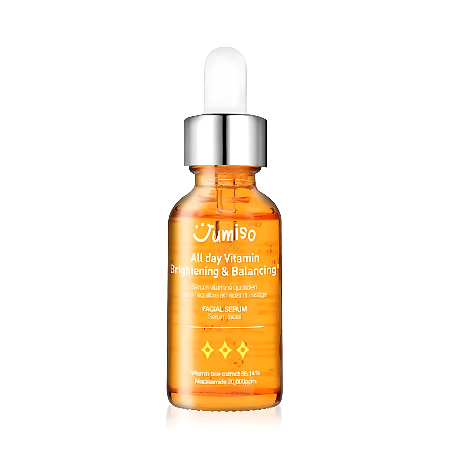 JUMISO All Day Vitamin Serum, Brightening & Balancing Facial Serum, 86.14% of Vitamin Tree Extract, 20,000ppm of Niacinamide - Koraya Beauty