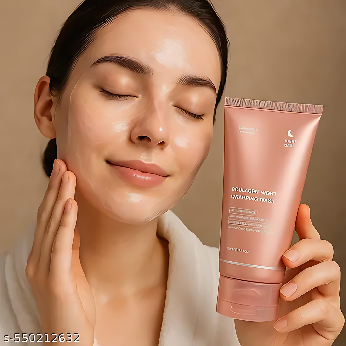 MEDICUBE Collagen Overnight Wrapping Peel Off Facial Mask Pack - Elasticity & Hydration Care, Reduces Sagging & Dullness, Hydrolyzed Collagen For Glowing Skin