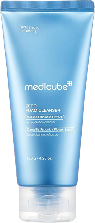 MEDICUBE Zero Foam Cleanser for Sensitive Skin, Sebum Control, Moisture Balance, and Pore Minimization