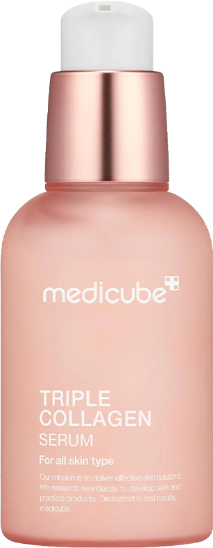 MEDICUBE Triple Collagen Serum - Nourish dull skin with Triple Collagen Complex - A lightweight serum with Niacinamide and Hyaluronic Acid