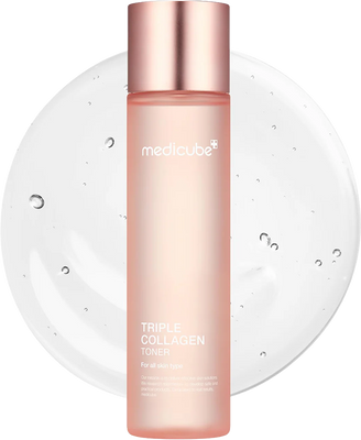 Triple Collagen Toner for Hydration - Triple Hydrolyzed, Atelo & Soluble Collagen for Deep Hydration & Plump Skin