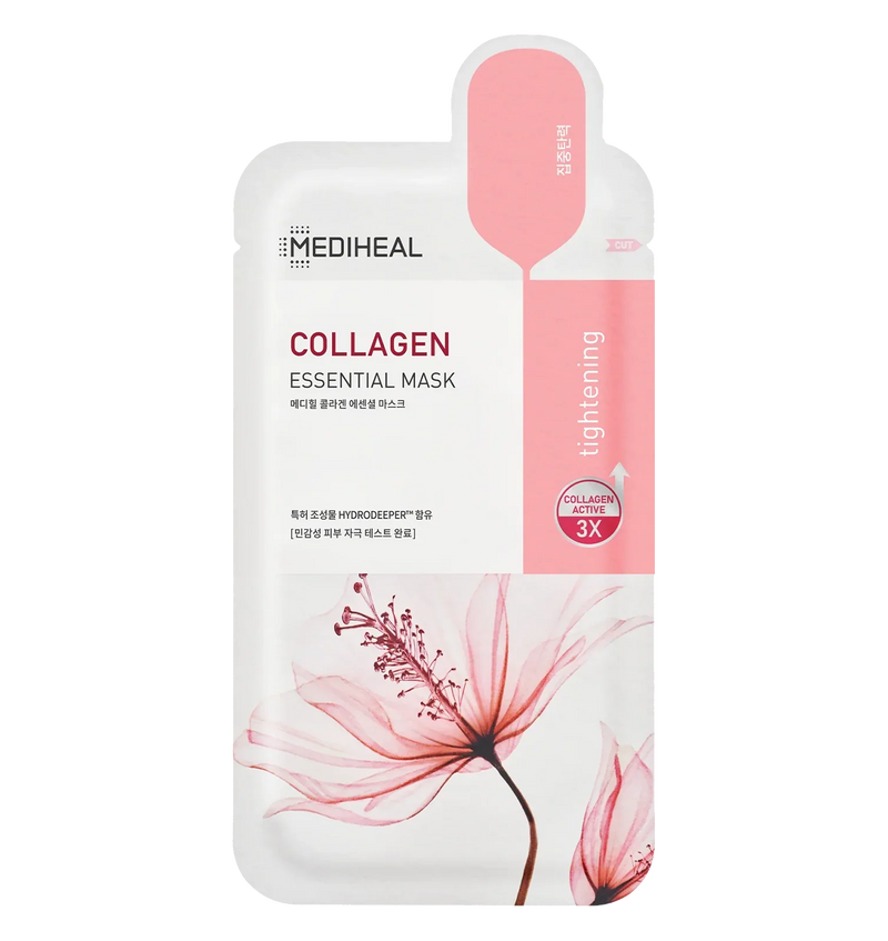 MEDIHEAL Korean Sheet Mask - Collagen Essential Face mask - Koraya Beauty