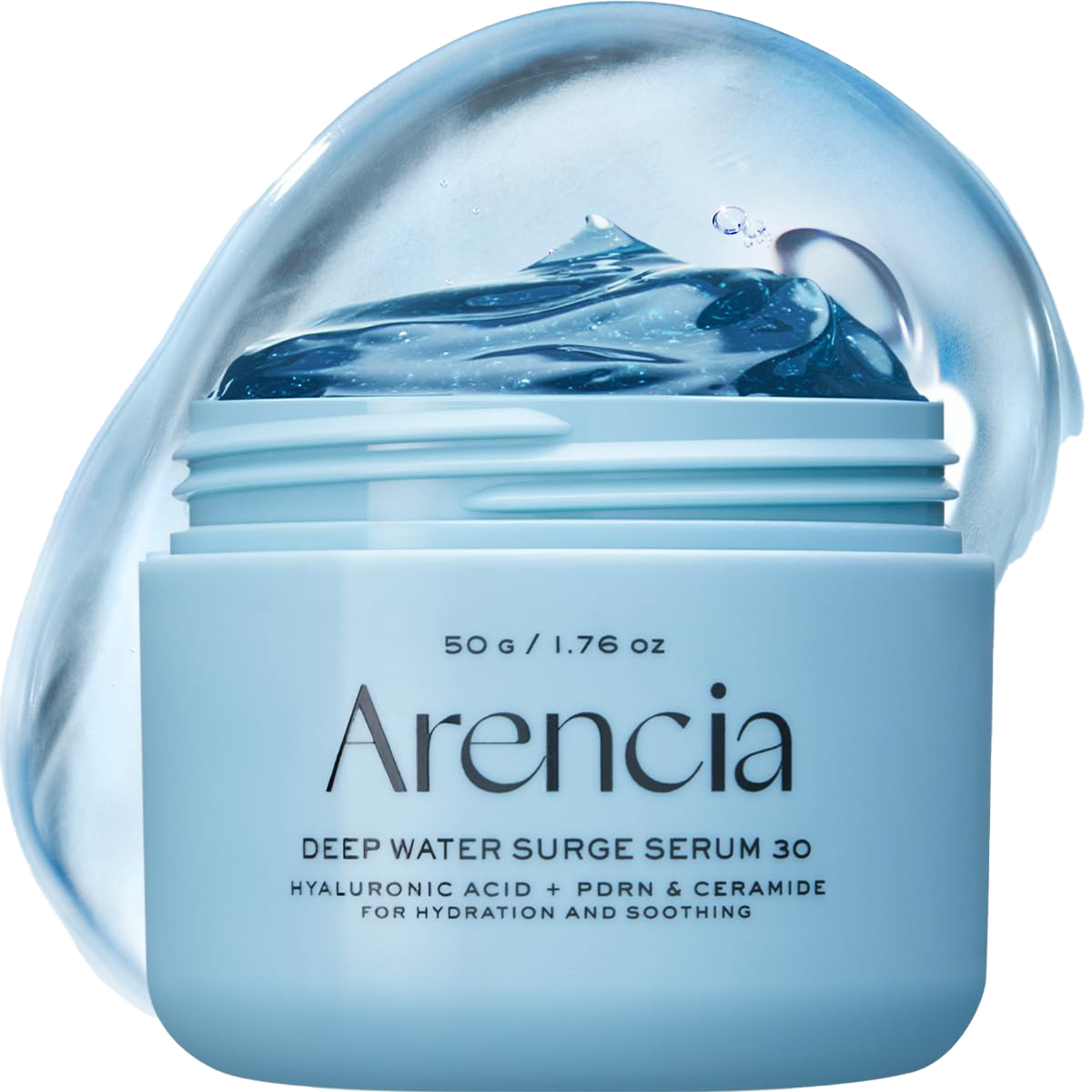 ARENCIA PDRN Intensive Hydration Overnight Serum - Cica PDRN + Hyaluronic Acid + Ceramide, Smooths fine line for plump glass skin