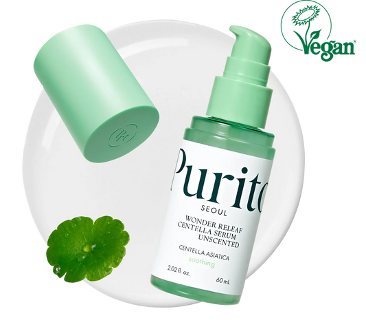 PURITO Centella Unscented Serum, 34,860 ppm Centella, Facial Serum for Sensitive Skin & Acne-Prone Skin, Soothing Serum