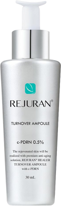 REJURAN Turnover Ampoule, c-PDRN® – Original Salmon DNA PDRN Face Serum for Rejuvenation, Firming, Hydration & Youthful Glow, Refines Skin Texture - Koraya Beauty