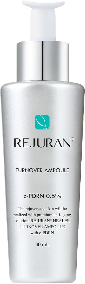 REJURAN Turnover Ampoule, c-PDRN® – Original Salmon DNA PDRN Face Serum for Rejuvenation, Firming, Hydration & Youthful Glow, Refines Skin Texture - Koraya Beauty