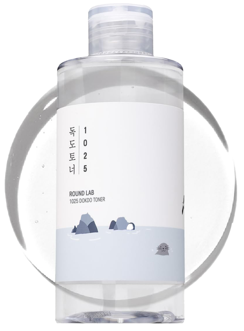 ROUND LAB 1025 Dokdo Toner, Oil Control and Reduces Excess Sebum, Gentle Exfoliating Facial Toner, Deep Sea Water for Moisturization, Soft Finish Without Stickiness - Koraya Beauty