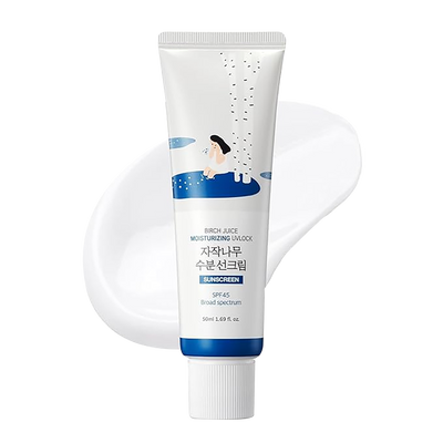 Birch Juice Moisturizing Sunscreen with UV LOCK SPF 45 - Lightweight, Oil-Free, Organic UV Protection