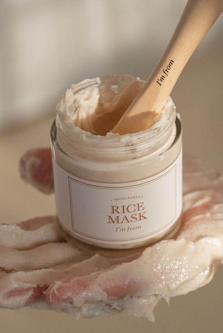 I'M FROM Rice Mask - Brightening & Gentle Exfoliating Korean Face Mask, Minimizes Enlarged Pores