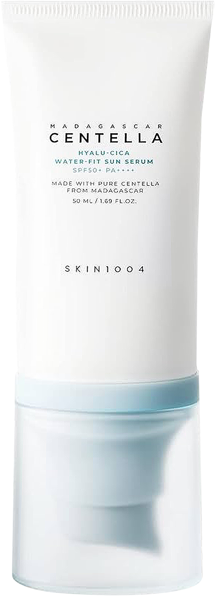 SKIN1004 Hyalu CICA Water-fit Sun Serum-Lightweight, Hydrating Sun Serum Protection, Soothing, Moisturizing & Non-Greasy, Perfect for Daily Use