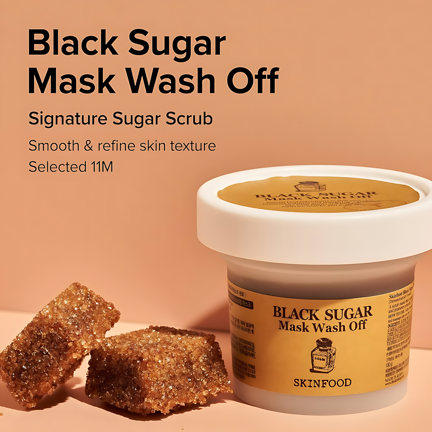 SKINFOOD Black Sugar Mask Wash Off Exfoliator