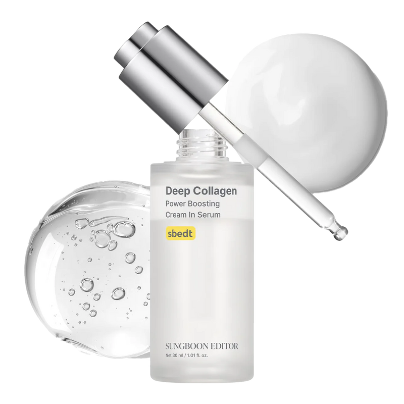SUNGBOON EDITOR Deep Collagen Anti-Wrinkle Cream In Serum, Volufiline, Real Collagen, Skin Volumizing, Glass Skin, Elasticity for Aged Skin