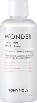 TONYMOLY Wonder Ceramide Mochi Toner, Dewy, Glass Skin Toner, Hydrate & Strengthens for Stronger and Healthier Skin - Koraya Beauty