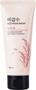 THE FACE SHOP Rice Water Bright Korean Cleanser - Best Face Wash for Even Tone & Glowing Skin