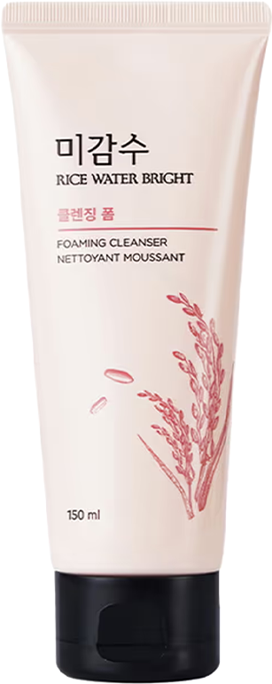 THE FACE SHOP Rice Water Bright Korean Cleanser - Best Face Wash for Even Tone & Glowing Skin