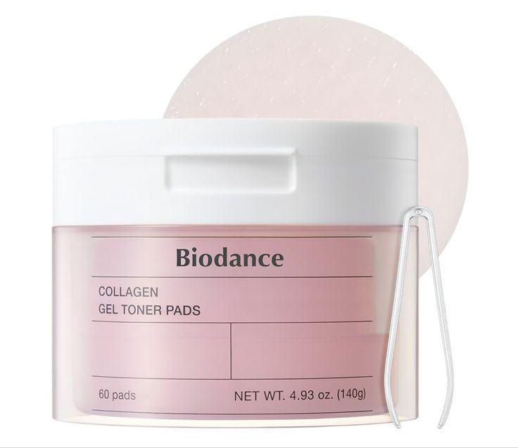 BIODANCE Collagen Gel Toner Pads, Pore Minimizer for Face