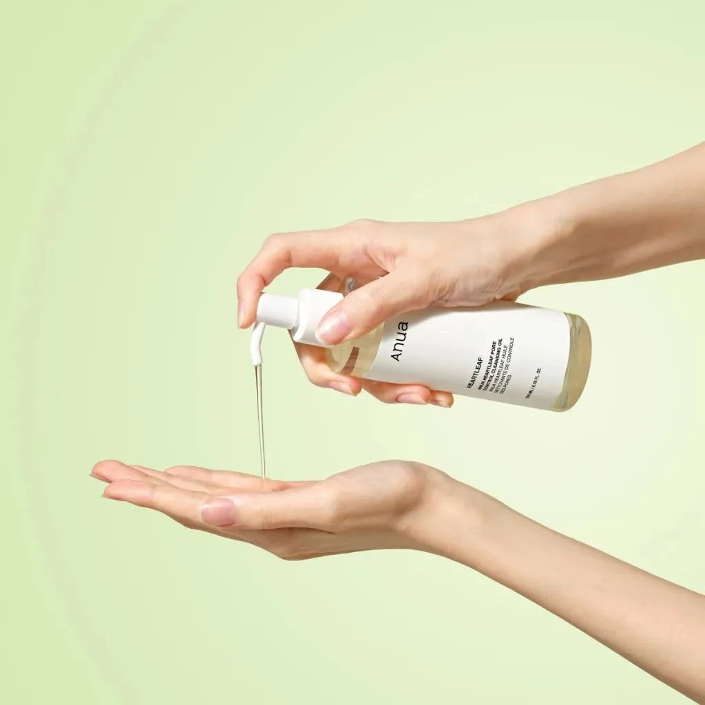 ANUA Heartleaf Pore Control Cleansing Oil Removes Makeup, Excess Sebum, Blackheads & Clogged Pores