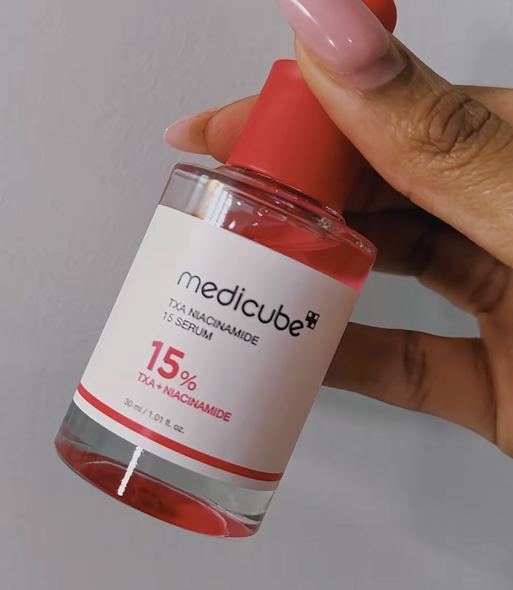 MEDICUBE TXA+Niacinamide 15% Glow Facial Serum for After Spot Care, All-in-One Daily Korean Skincare. Uneven Skin Tone, Texture, and Hydration Care, High-Potency Tranexamic Acid 5%