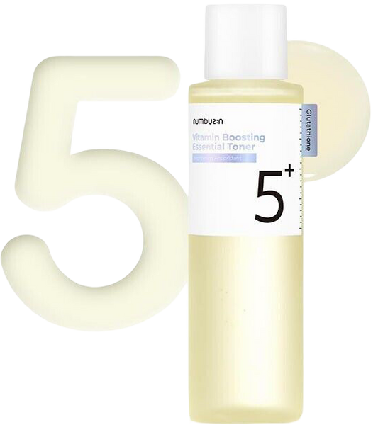 NUMBUZIN No.5 Toner, Vitamin Boosting Essential Toner, First Step Skin Care, Improves Hyperpigmentation & Uneven Skin Tone