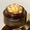 MEDICUBE Deep Vitamin C Golden Capsule Face Moisturizer, Liposome Capsules For Wrinkles, Skin Radiance, Transparent Gel for Glow Hydration