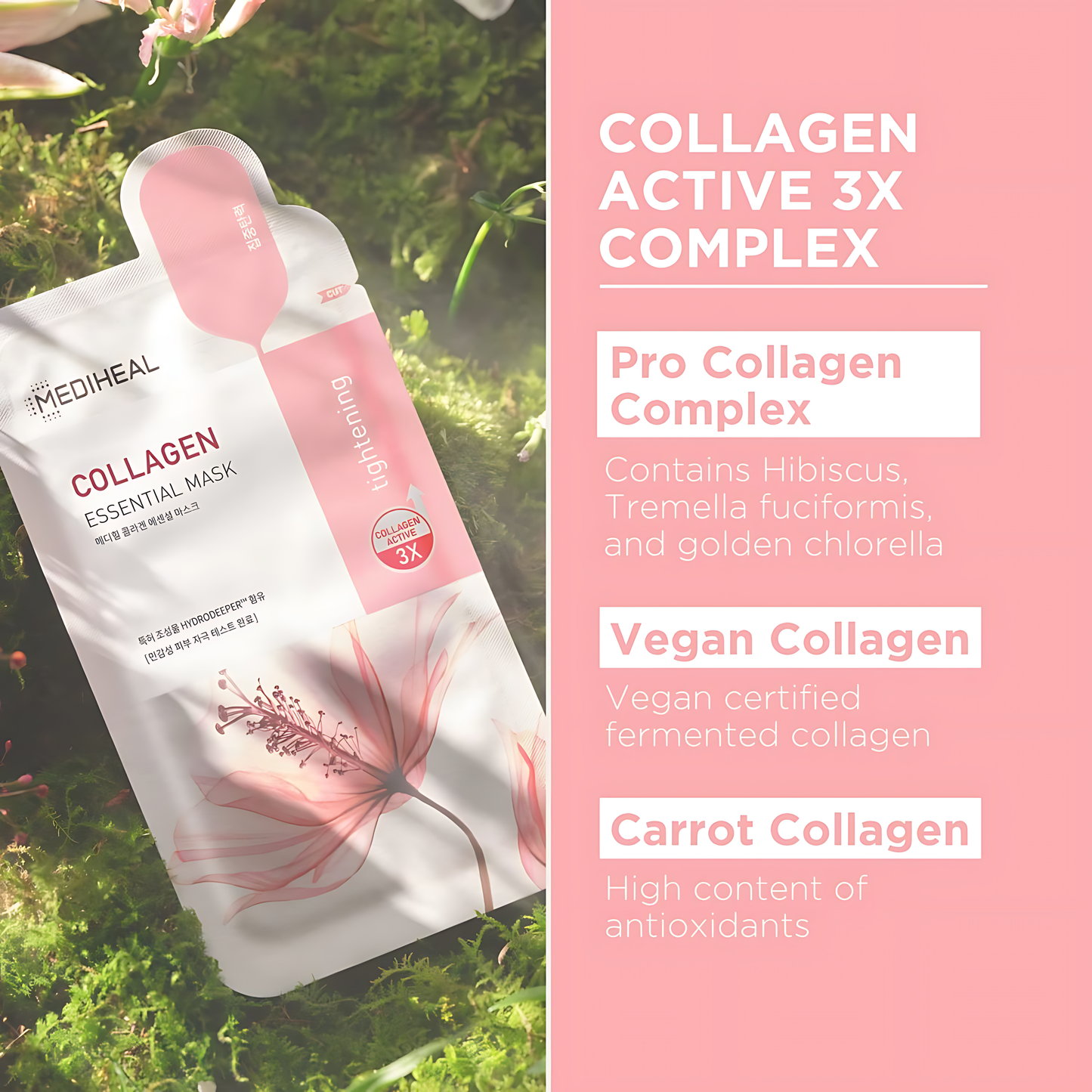 MEDIHEAL Korean Sheet Mask - Collagen Essential Face mask - Koraya Beauty